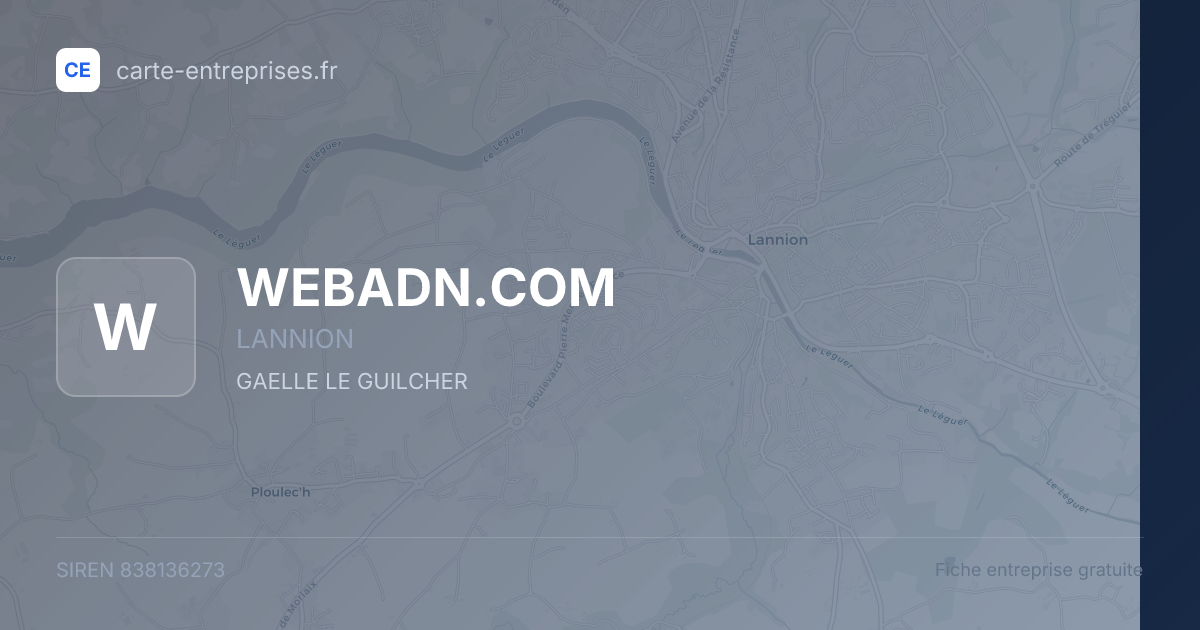 WEBADN.COM — 838136273 — fiche entreprise