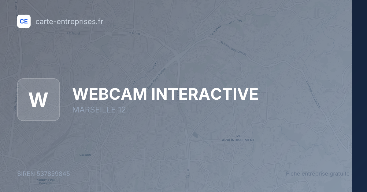 WEBCAM INTERACTIVE — 537859845 — fiche entreprise