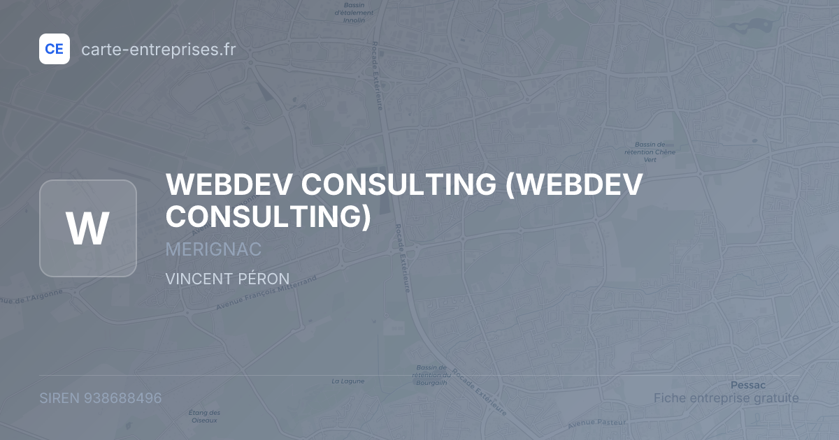 WEBDEV CONSULTING — 938688496 — fiche entreprise
