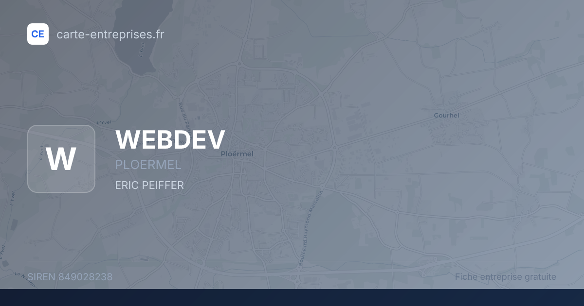 WEBDEV — 849028238 — fiche entreprise