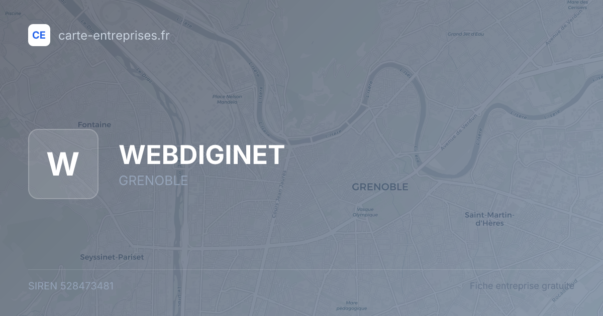WEBDIGINET — 528473481 — fiche entreprise