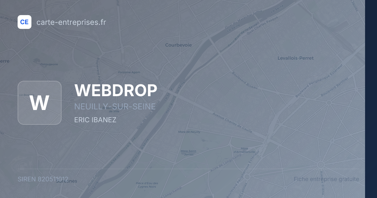 WEBDROP — 820511012 — fiche entreprise