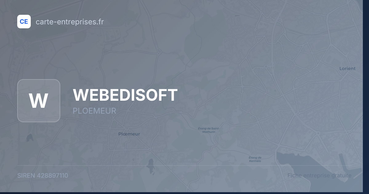 WEBEDISOFT — 428897110 — fiche entreprise