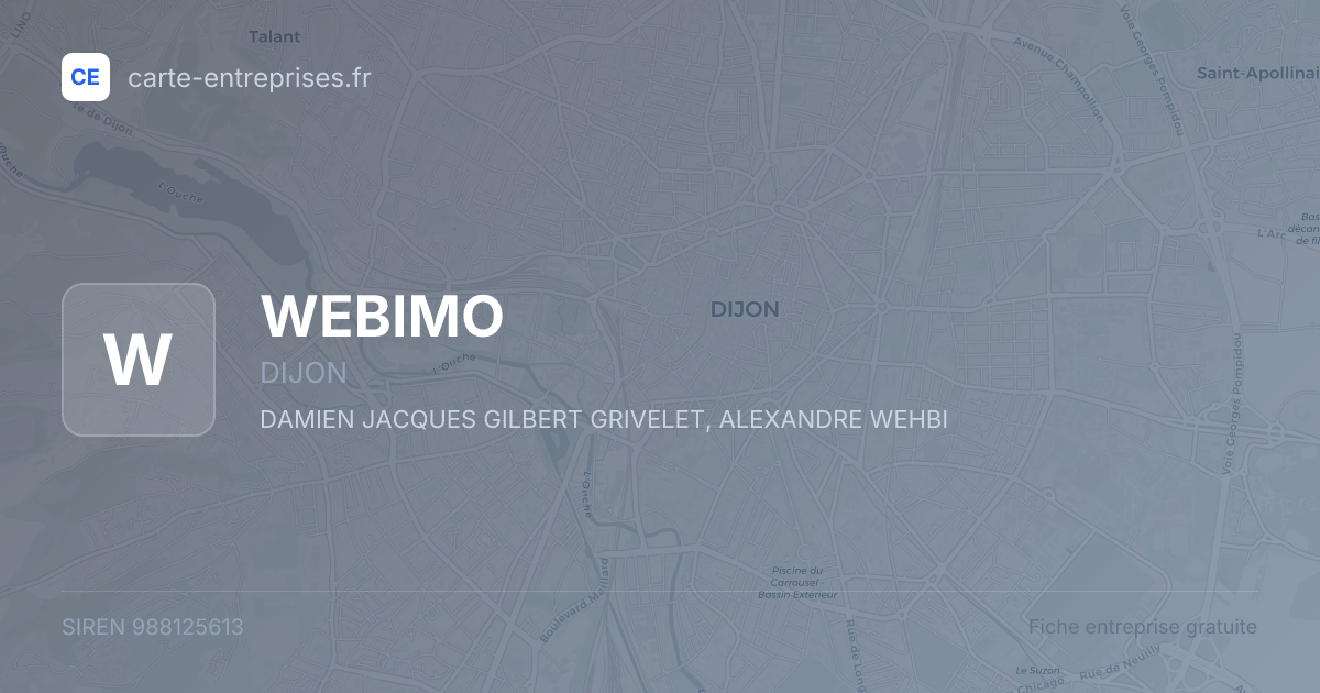 WEBIMO — 988125613 — fiche entreprise