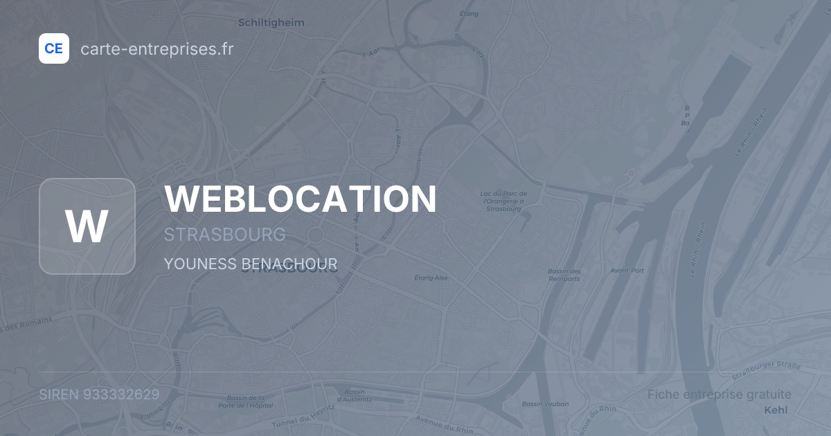 WEBLOCATION — 933332629 — fiche entreprise