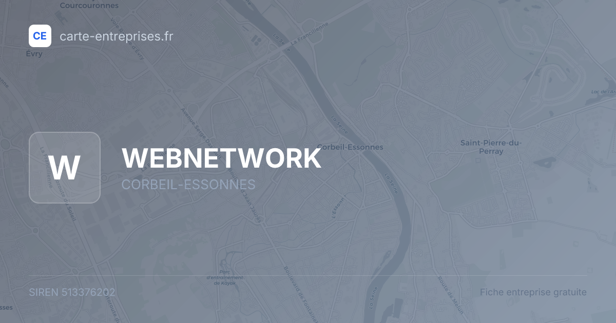WEBNETWORK — 513376202 — fiche entreprise