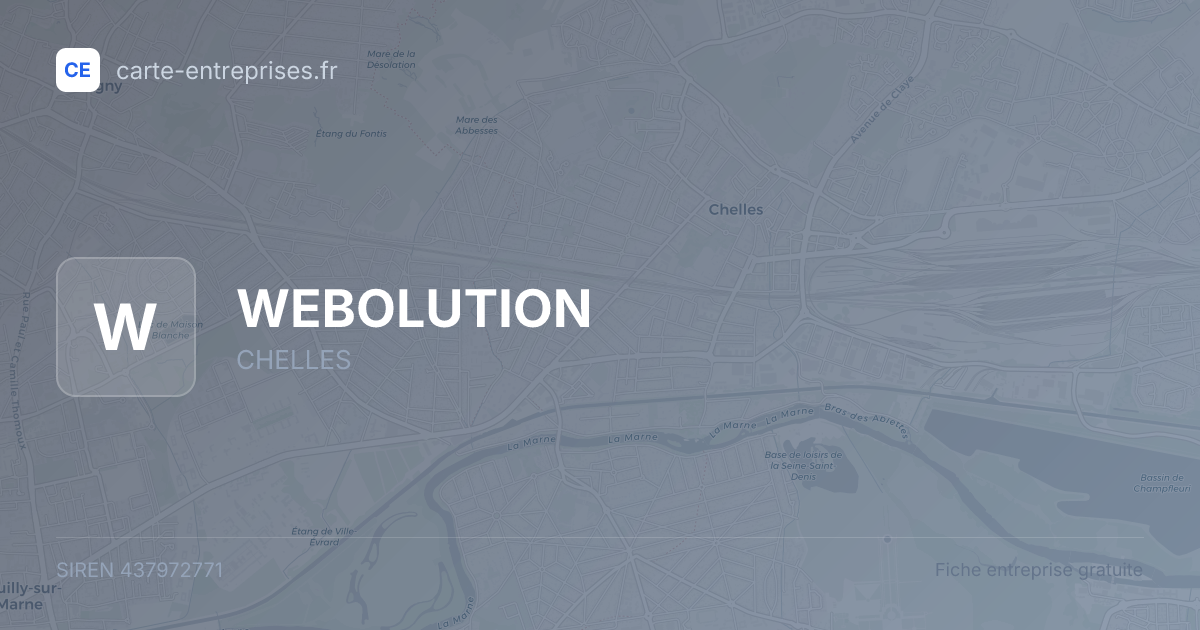 WEBOLUTION — 437972771 — fiche entreprise