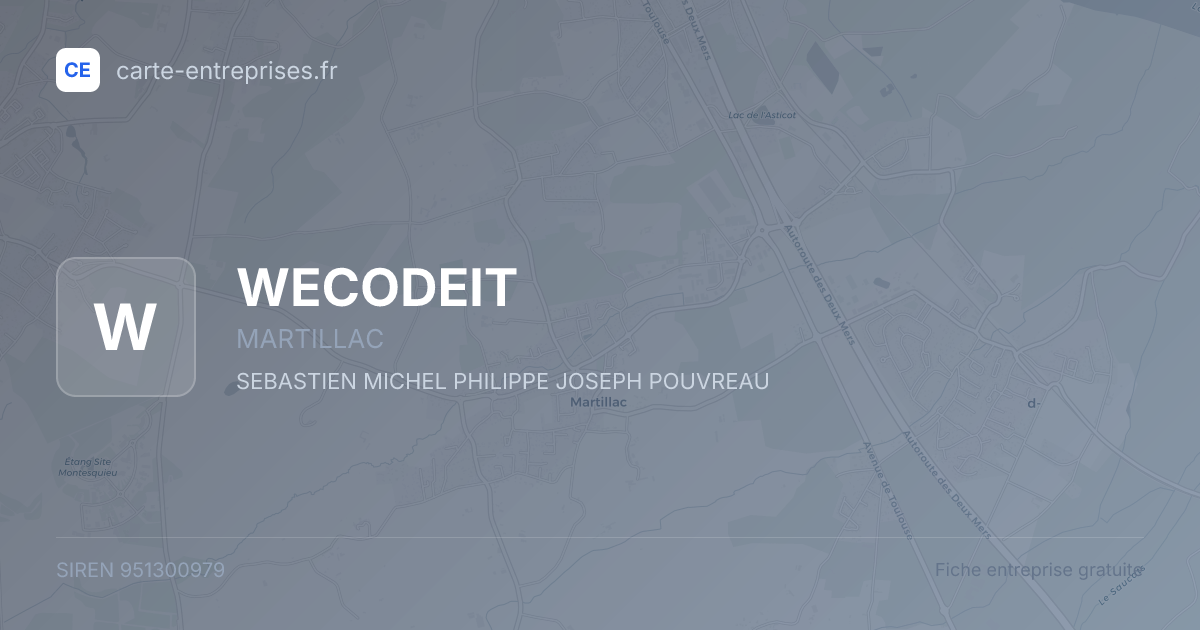 WECODEIT — 951300979 — fiche entreprise