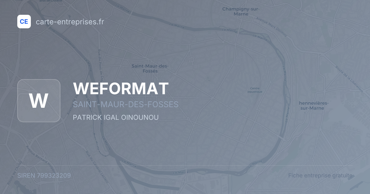 WEFORMAT — 799323209 — fiche entreprise