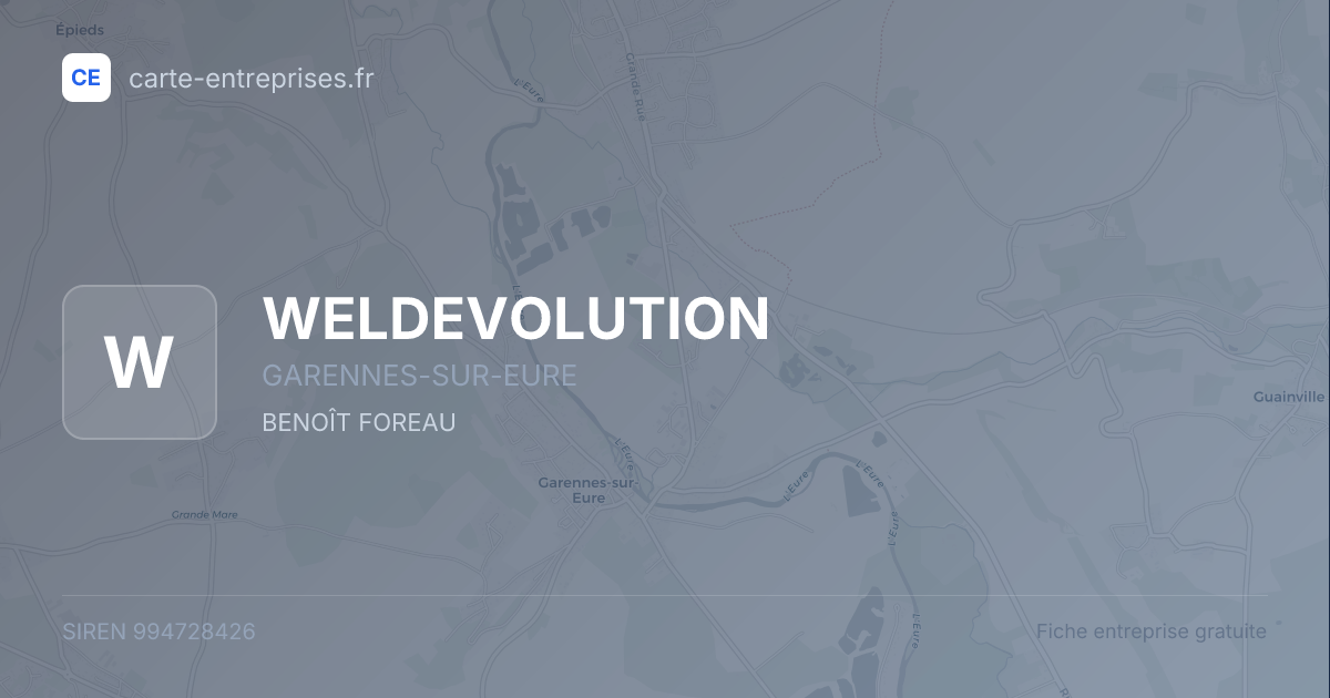 WELDEVOLUTION — 994728426 — fiche entreprise