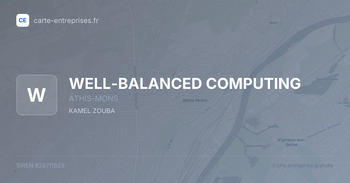 WELL-BALANCED COMPUTING — 829711829 — fiche entreprise