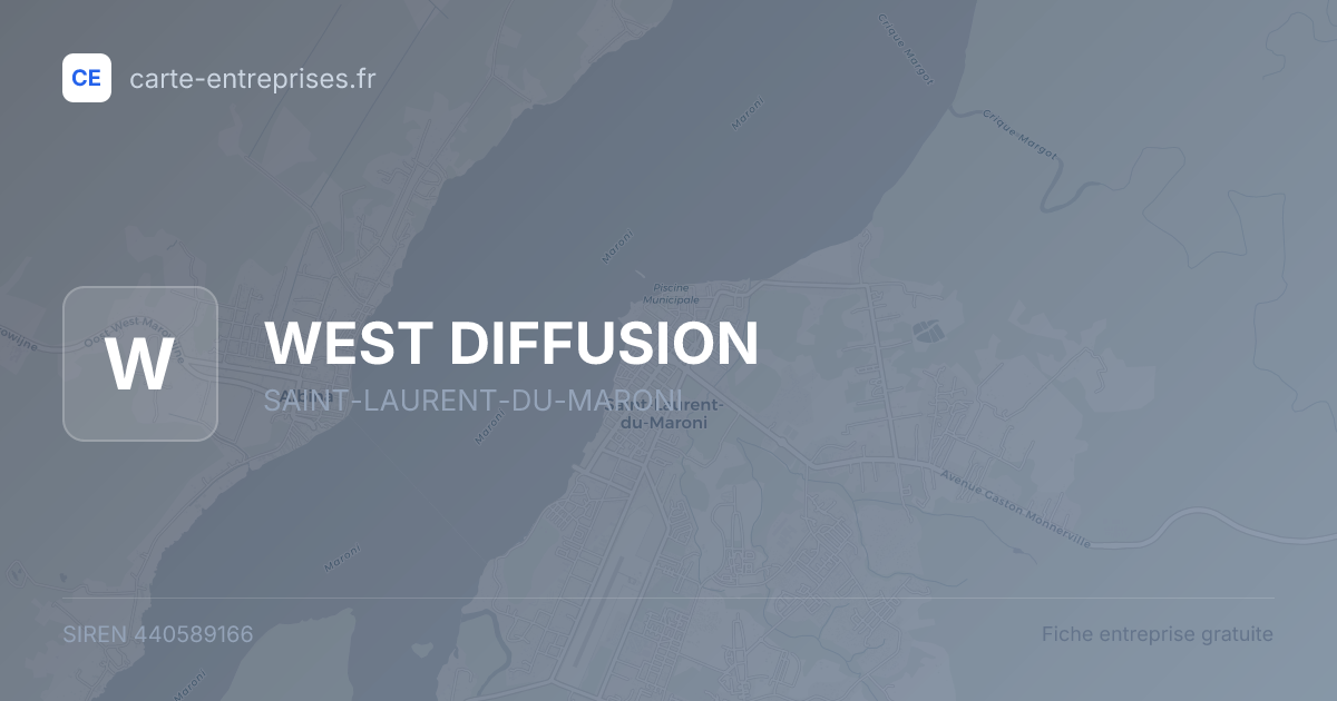 WEST DIFFUSION — 440589166 — fiche entreprise