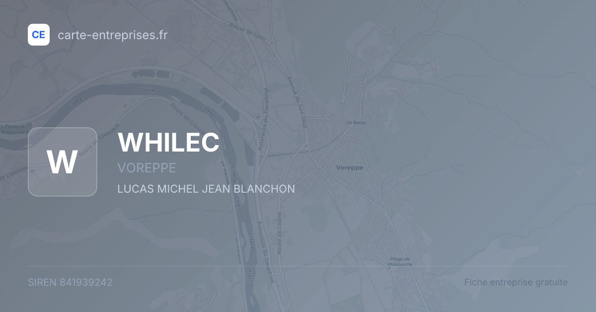 WHILEC — 841939242 — fiche entreprise
