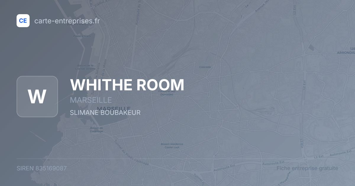 WHITHE ROOM — 835169087 — fiche entreprise