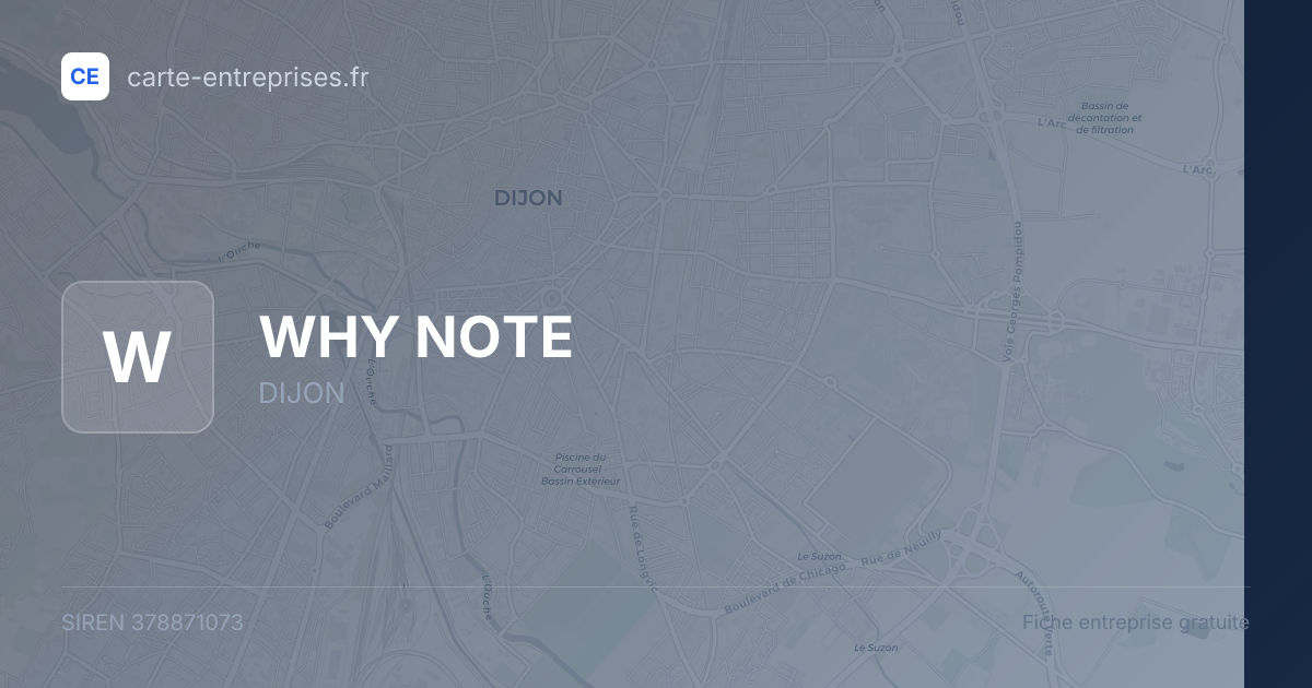 WHY NOTE — 378871073 — fiche entreprise