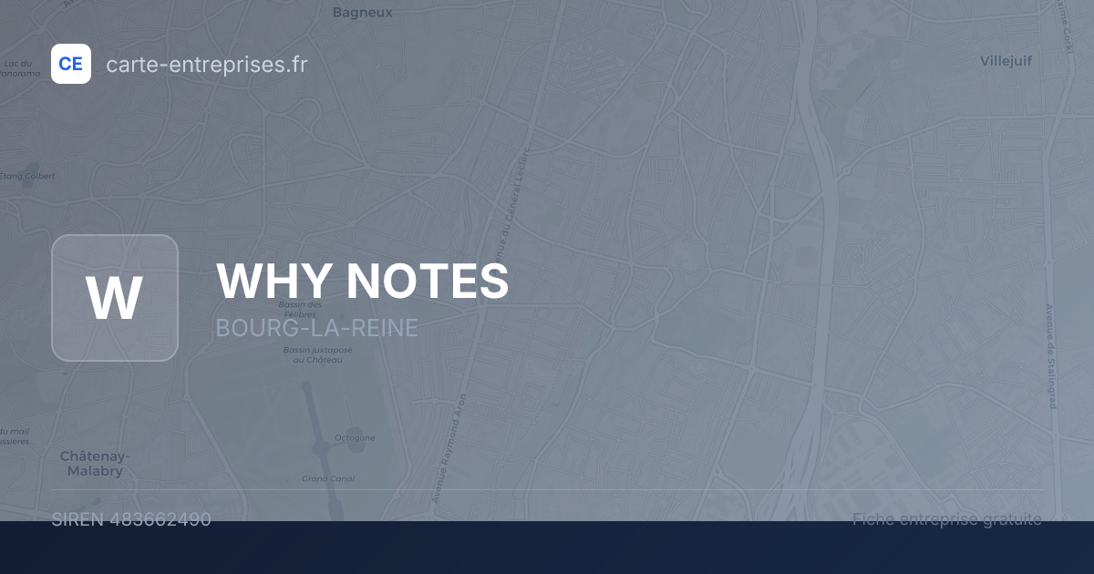 WHY NOTES — 483662490 — fiche entreprise