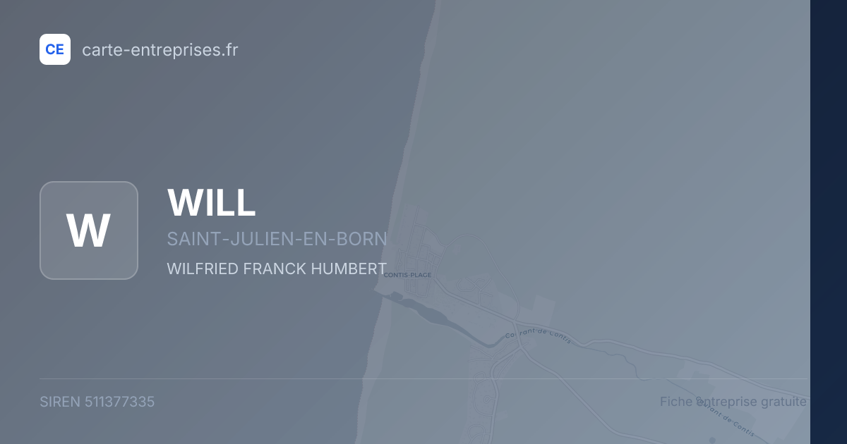 WILL — 511377335 — fiche entreprise