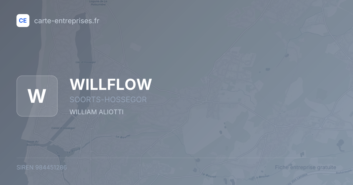 WILLFLOW — 984451286 — fiche entreprise