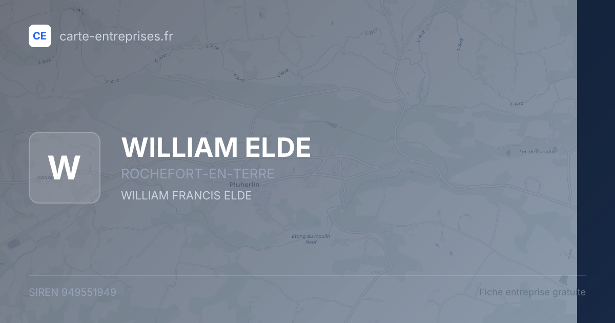 WILLIAM ELDE — 949551949 — fiche entreprise