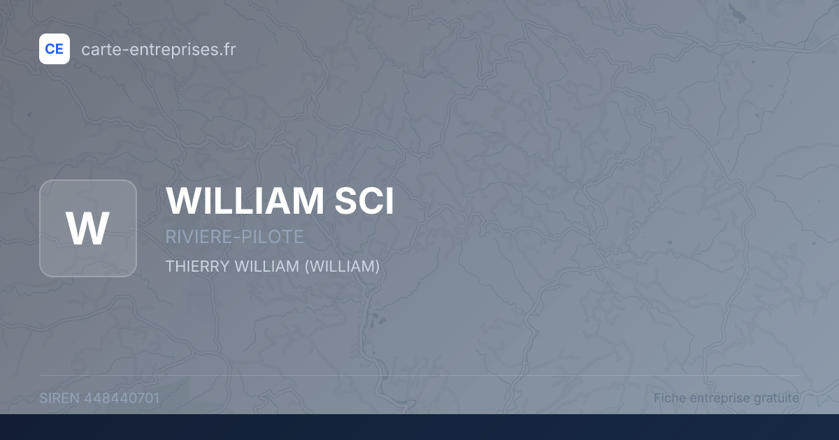 WILLIAM SCI — 448440701 — fiche entreprise