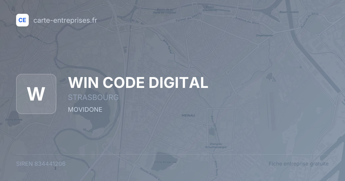 WIN CODE DIGITAL — 834441206 — fiche entreprise