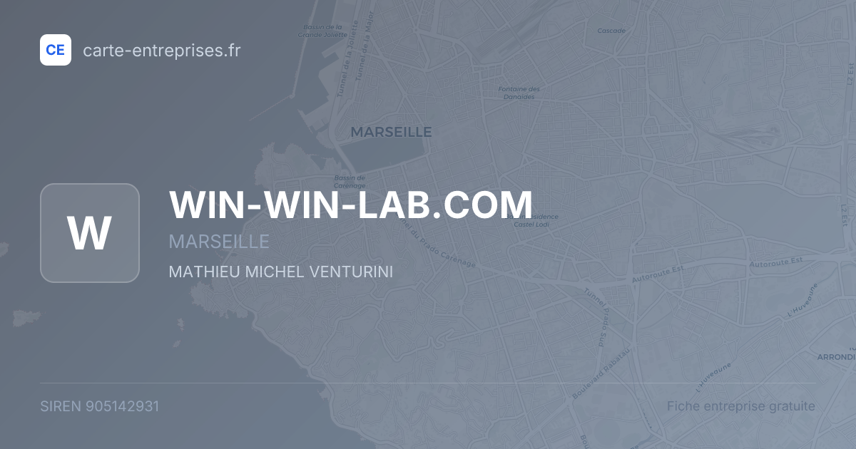 WIN-WIN-LAB.COM — 905142931 — fiche entreprise