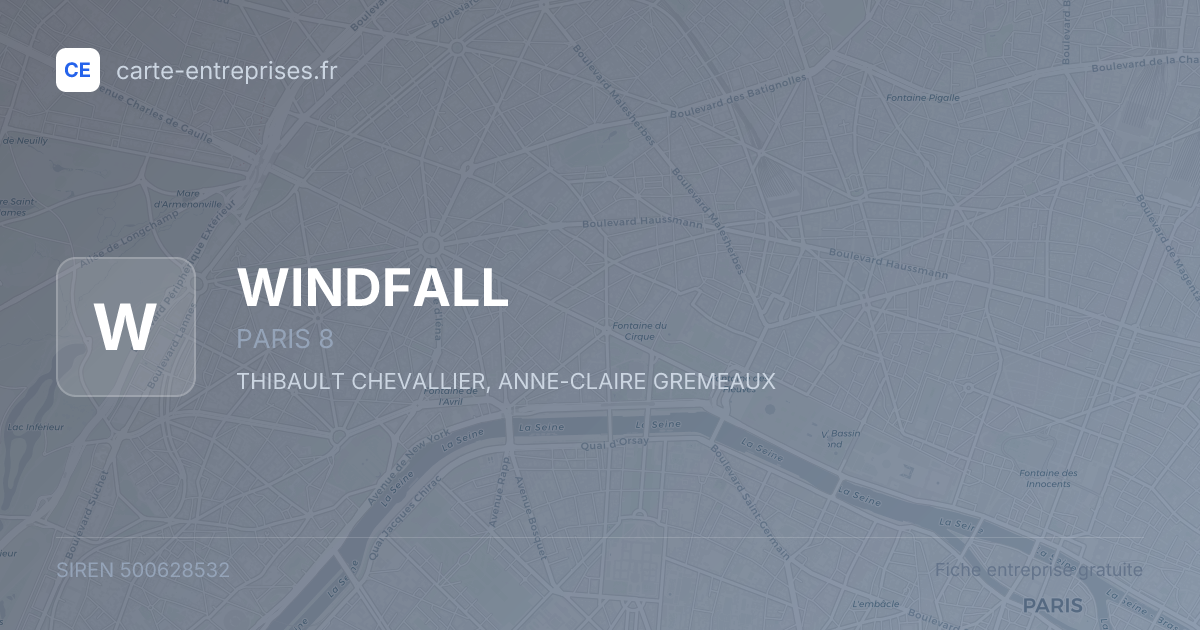 WINDFALL — 500628532 — fiche entreprise