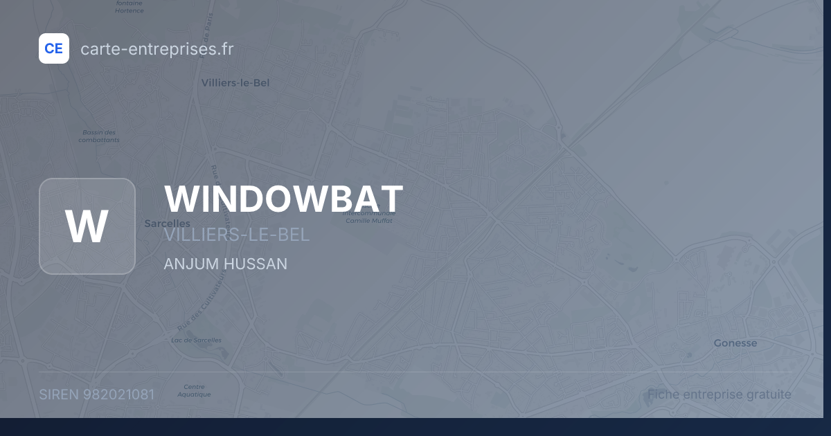 WINDOWBAT — 982021081 — fiche entreprise