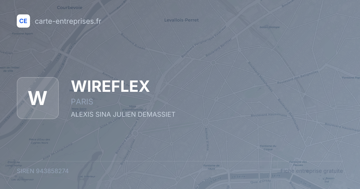 WIREFLEX — 943858274 — fiche entreprise