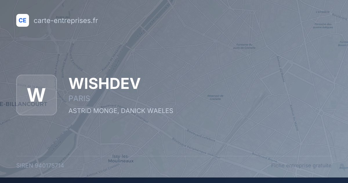 WISHDEV — 940175714 — fiche entreprise