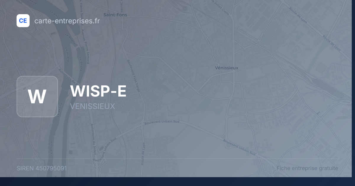 WISP-E — 450795091 — fiche entreprise