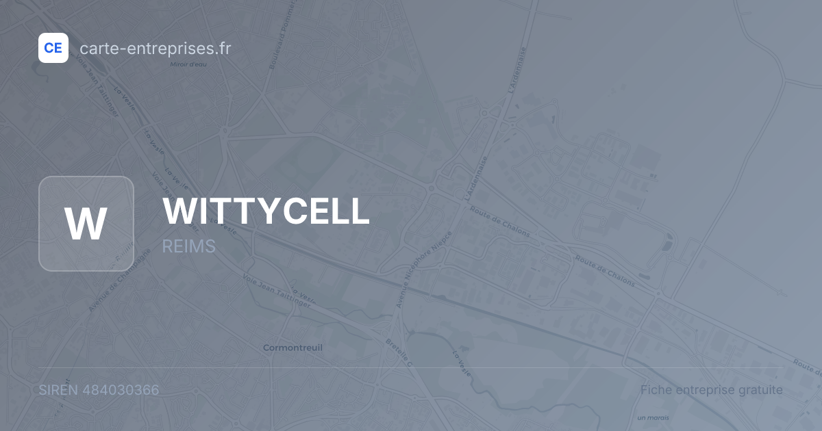 WITTYCELL — 484030366 — fiche entreprise