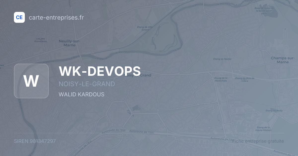 WK-DEVOPS — 981347297 — fiche entreprise