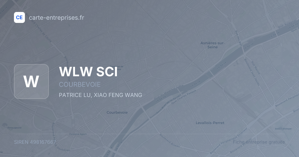 WLW SCI — 498167667 — fiche entreprise