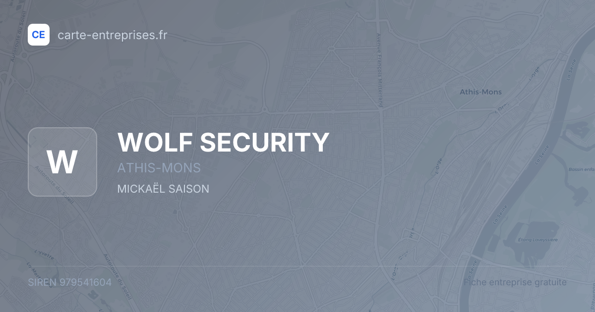 WOLF SECURITY — 979541604 — fiche entreprise
