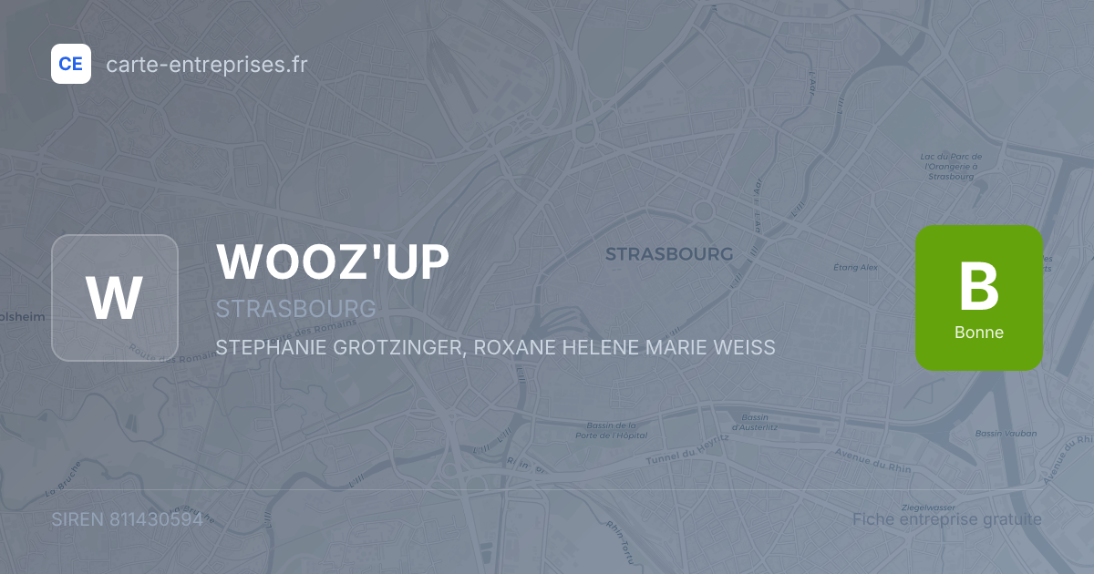 WOOZ'UP — 811430594 — fiche entreprise