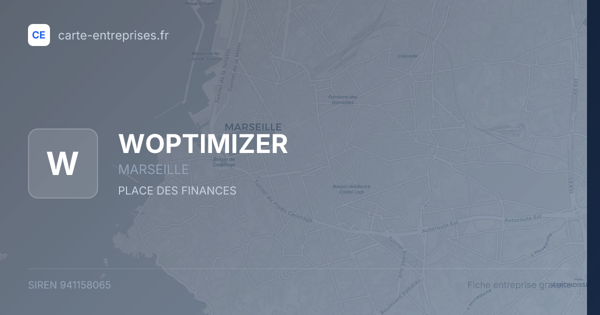 WOPTIMIZER — 941158065 — fiche entreprise