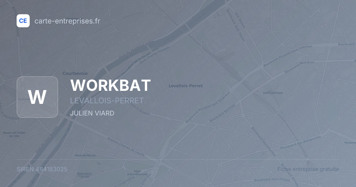 WORKBAT — 484183025 — fiche entreprise