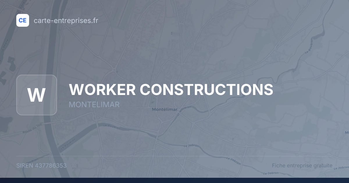 WORKER CONSTRUCTIONS — 437786353 — fiche entreprise