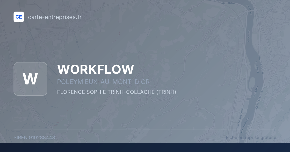 WORKFLOW — 910288448 — fiche entreprise