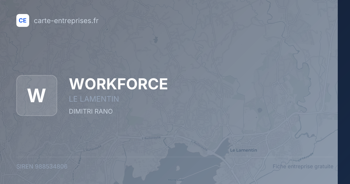 WORKFORCE — 988534806 — fiche entreprise