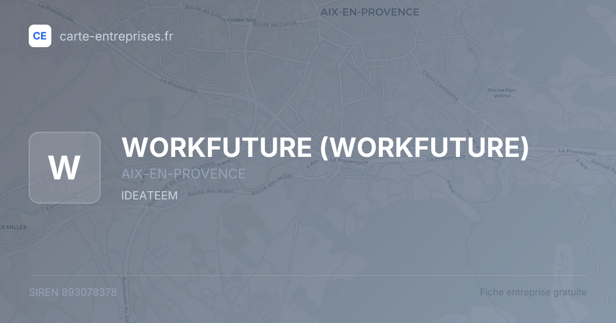 WORKFUTURE — 893078378 — fiche entreprise