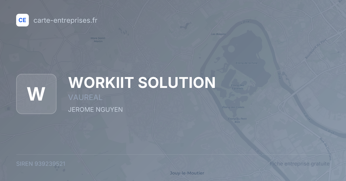 WORKIIT SOLUTION — 939239521 — fiche entreprise