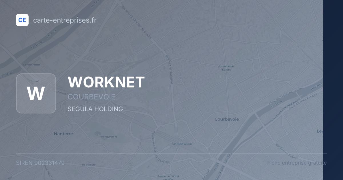 WORKNET — 902331479 — fiche entreprise