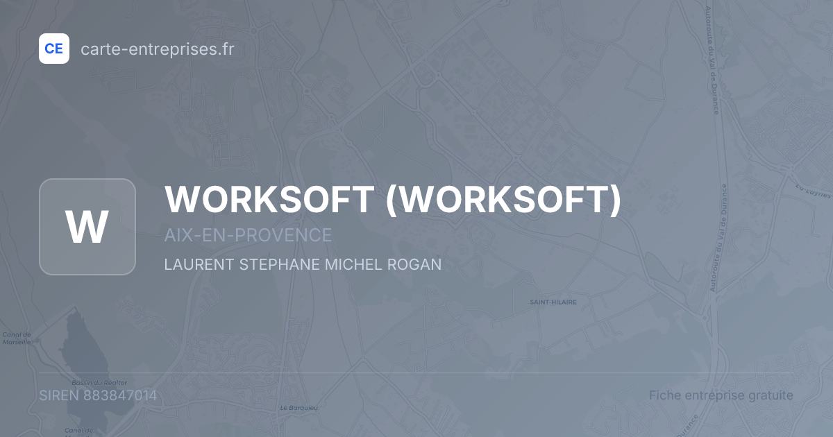 WORKSOFT — 883847014 — fiche entreprise