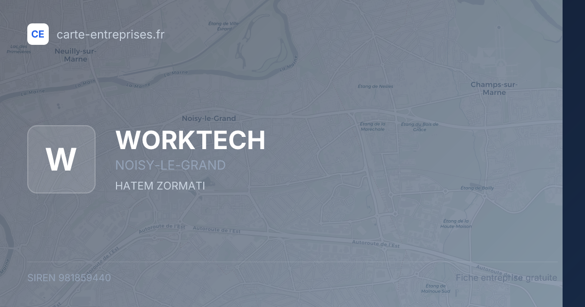 WORKTECH — 981859440 — fiche entreprise