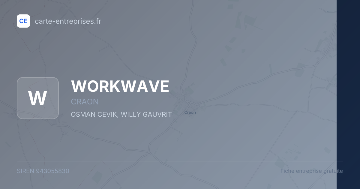WORKWAVE — 943055830 — fiche entreprise