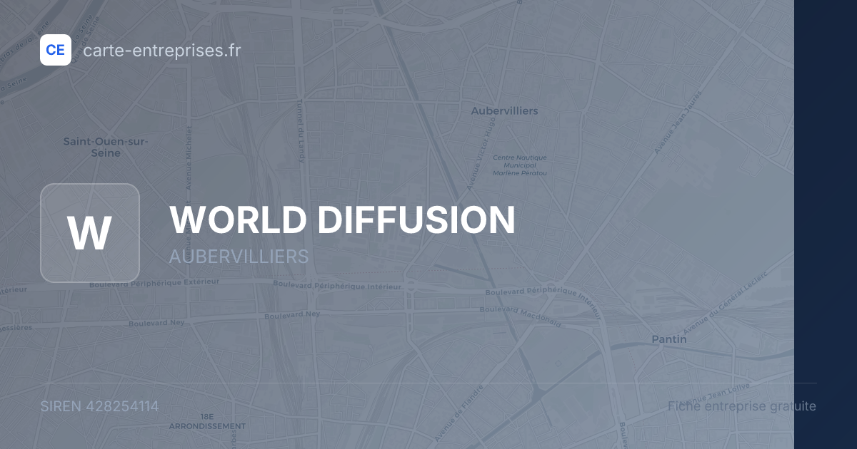 WORLD DIFFUSION — 428254114 — fiche entreprise