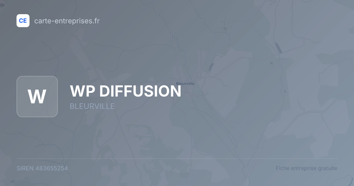 WP DIFFUSION — 483655254 — fiche entreprise