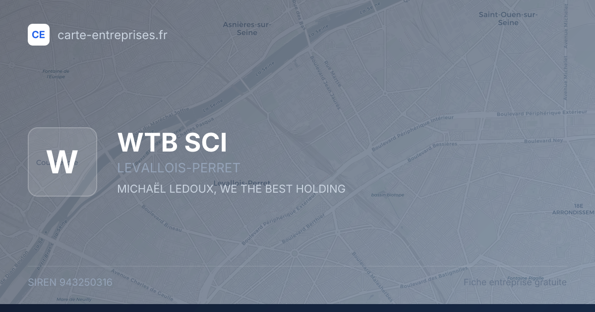 WTB SCI — 943250316 — fiche entreprise